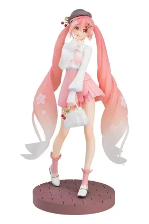 Entrega Rápida HATSUNE MIKU: ESTATUA SAKURA MIKU HANAMI OUTFIT (GOOD SMILE COMPANY) 23 CM PVC [CAJA]