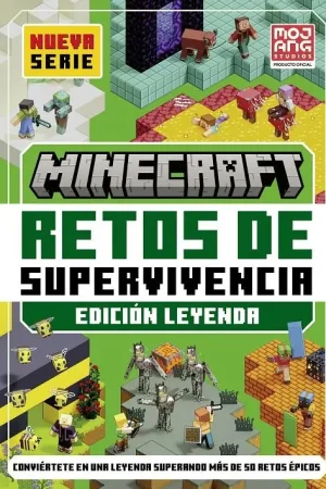 MINECRAFT OFICIAL: RETOS DE SUPERVIVENCIA 2 (EDICION LEYENDA) [CARTONE] Rebajas